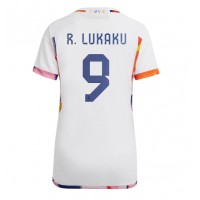 Belgia Romelu Lukaku #9 Fotballklær Bortedrakt Dame VM 2022 Kortermet